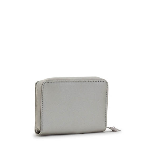 Kipling Money Love Metallic Small Wallets Silver | USA-14HGBZ