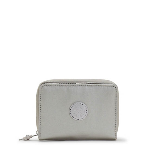 Kipling Money Love Metallic Small Wallets Silver | USA-14HGBZ