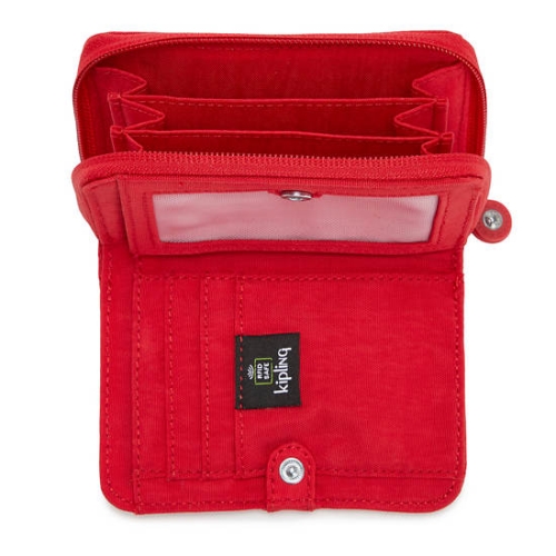 Kipling Money Love Small Wallets Red | USA-06SEDF