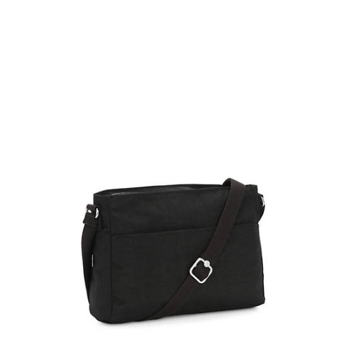 Kipling New Angie Crossbody Bags Black | USA-72PAVD