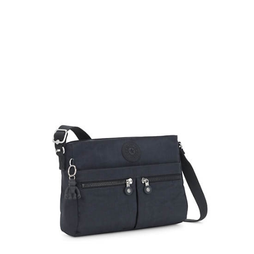 Kipling New Angie Crossbody Bags Blue | USA-92CQAW