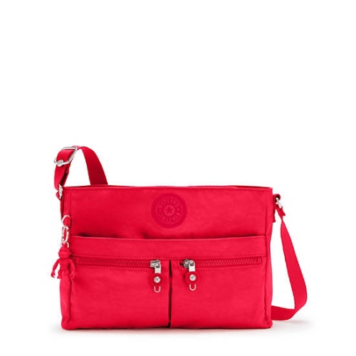 Kipling New Angie Crossbody Bags Burgundy | USA-42FBIJ