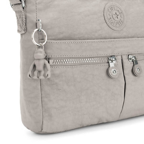 Kipling New Angie Crossbody Bags Grey | USA-16VFRP