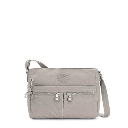 Kipling New Angie Crossbody Bags Grey | USA-16VFRP