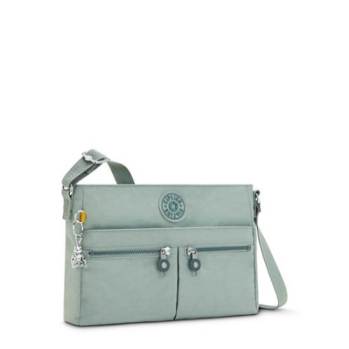 Kipling New Angie Crossbody Bags Olive | USA-27NSAD