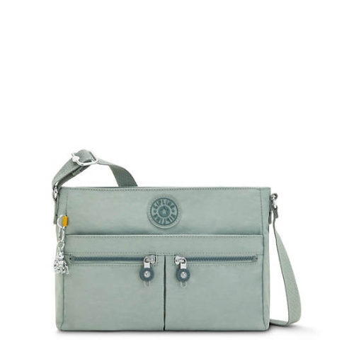 Kipling New Angie Crossbody Bags Olive | USA-27NSAD