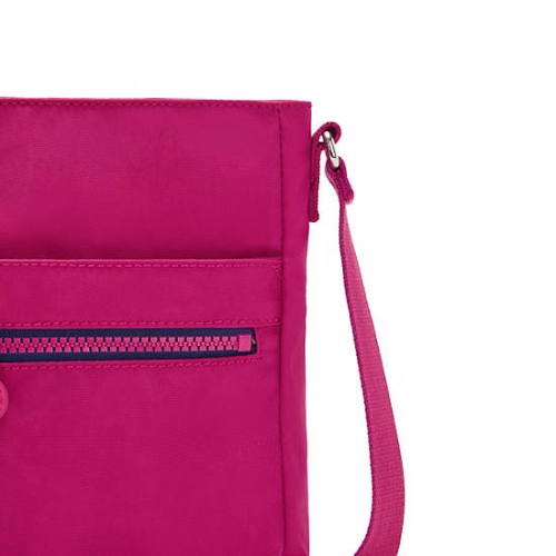 Kipling New Angie Fashion Crossbody Bags Pink Fuchsia | USA-19GRLQ