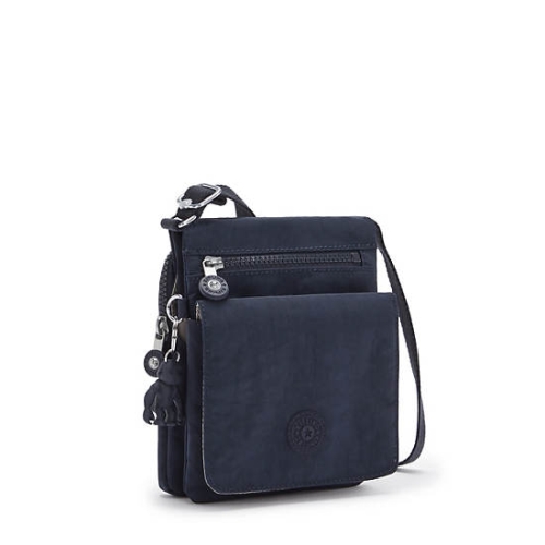 Kipling New Eldorado Crossbody Bags Blue | USA-40BSKZ