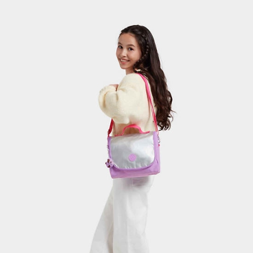 Kipling New Kichirou Lunch Bag Purple | USA-95KEQU