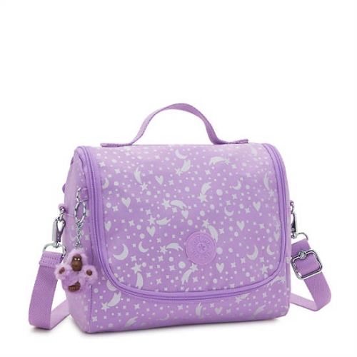 Kipling New Kichirou Printed Lunch Bag Purple | USA-38HEXN