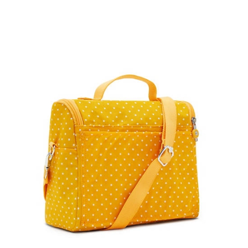 Kipling New Kichirou Printed Lunch Bag Yellow | USA-70WGHD