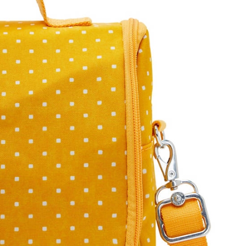 Kipling New Kichirou Printed Lunch Bag Yellow | USA-70WGHD