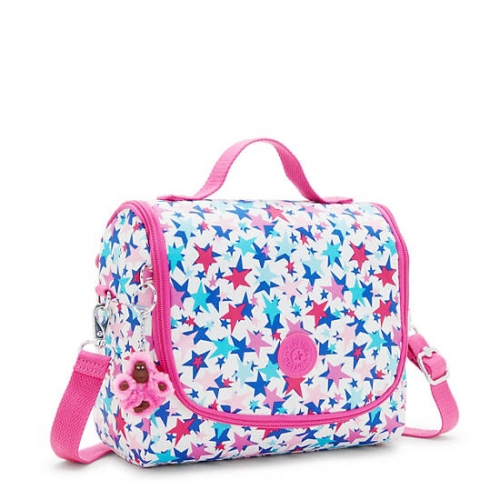 Kipling New Kichirou Printed Lunch Bags Pink | USA-47KQJV