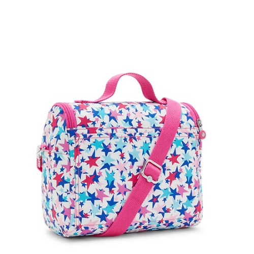 Kipling New Kichirou Printed Lunch Bags Pink | USA-47KQJV