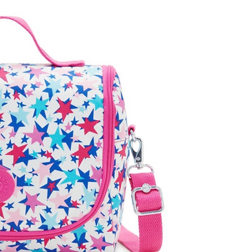 Kipling New Kichirou Printed Lunch Bags Pink | USA-47KQJV