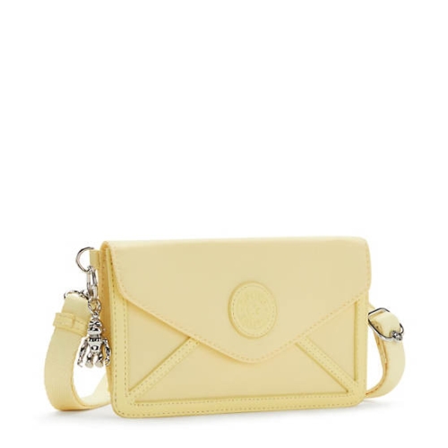 Kipling New Lelio Crossbody Bags Yellow | USA-09QPEX