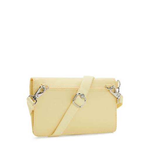 Kipling New Lelio Crossbody Bags Yellow | USA-09QPEX