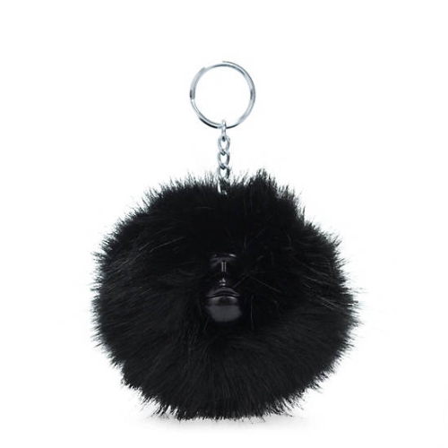 Kipling Pompom Monkey Keychains Black | USA-79BELV