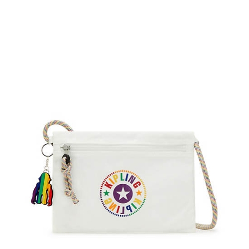 Kipling Ragu Crossbody Bags White Multicolor | USA-82GBPF