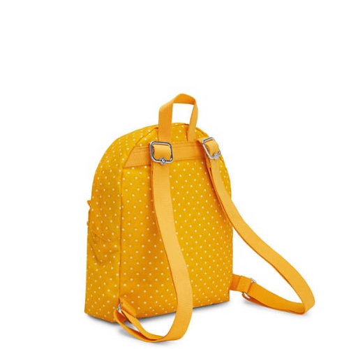 Kipling Reposa Printed Backpacks Yellow | USA-87AEJC