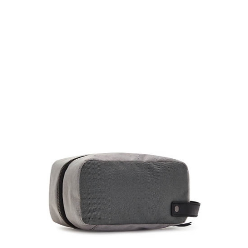 Kipling Riaz Toiletry Bags Grey Black | USA-76PCZH