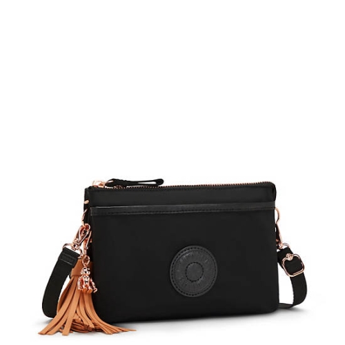 Kipling Riri Crossbody Bags Rose Black | USA-74PACW