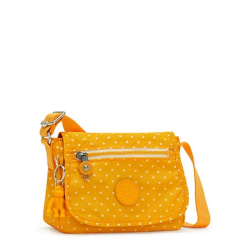 Kipling Sabian Classic Printed Crossbody Mini Bags Yellow | USA-16YXFV