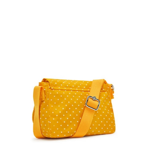 Kipling Sabian Classic Printed Crossbody Mini Bags Yellow | USA-16YXFV