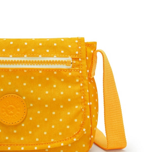 Kipling Sabian Classic Printed Crossbody Mini Bags Yellow | USA-16YXFV