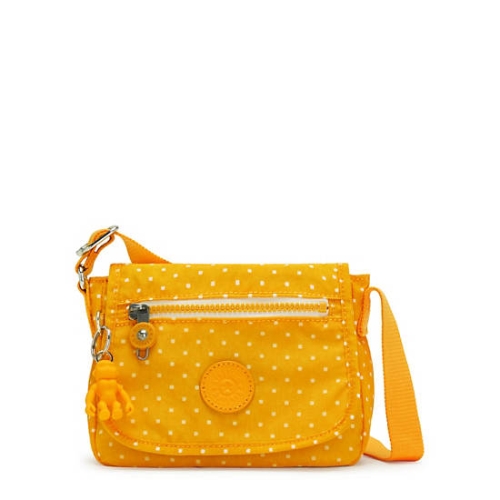 Kipling Sabian Classic Printed Crossbody Mini Bags Yellow | USA-16YXFV