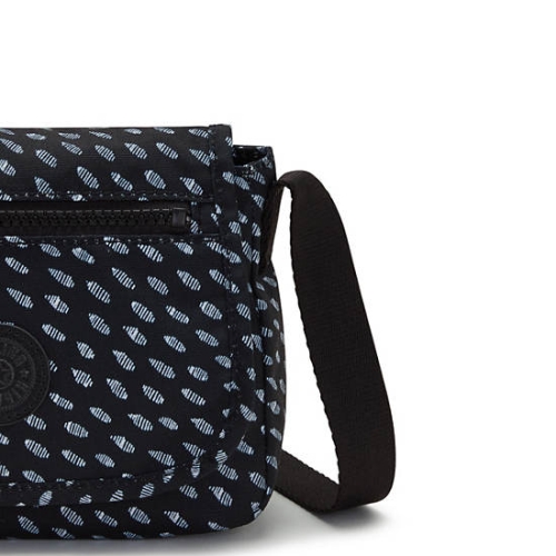 Kipling Sabian Printed Crossbody Mini Bags Blue | USA-15HPBY