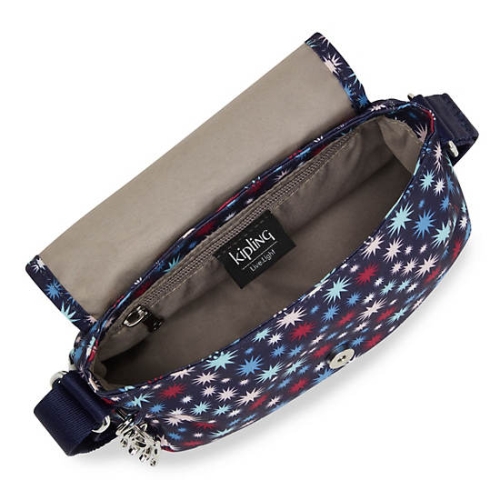 Kipling Sabian Printed Crossbody Mini Bags Purple | USA-83MZVG