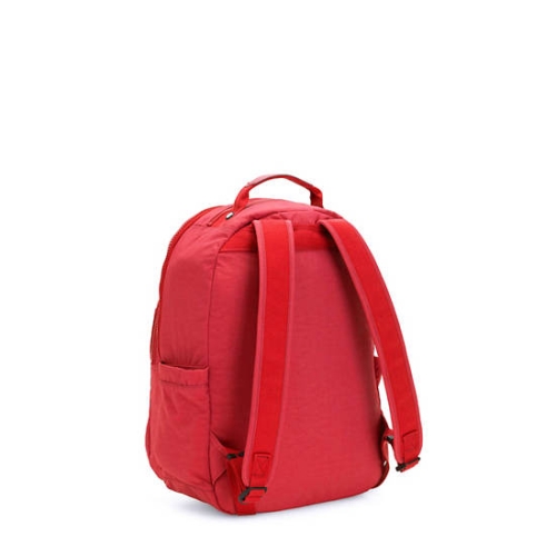 Kipling Seoul Small Classic Tablet Backpacks Red | USA-54NRAI