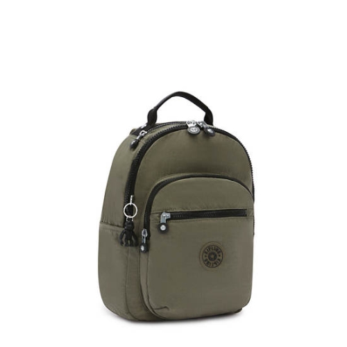 Kipling Seoul Small Classic Tablet Backpacks Green | USA-97URFP