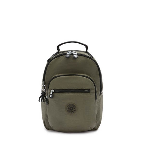 Kipling Seoul Small Classic Tablet Backpacks Green | USA-97URFP