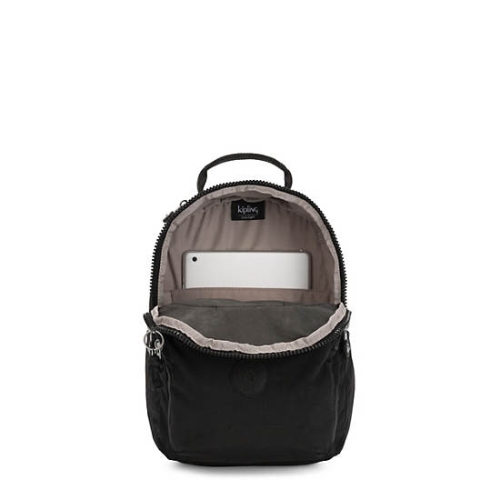 Kipling Seoul Small Tablet Backpacks Black | USA-57LYQI