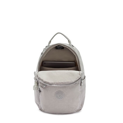 Kipling Seoul Small Tablet Backpacks Grey | USA-21ZDXW