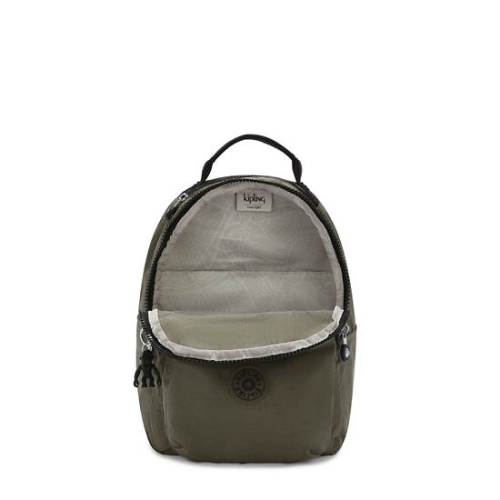 Kipling Seoul Small Tablet Backpacks Green | USA-93IESG