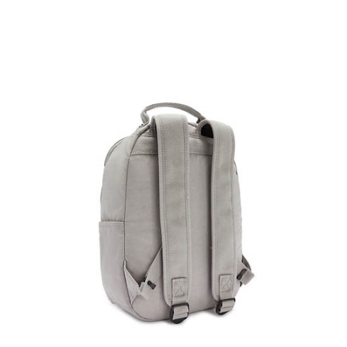 Kipling Seoul Small Tablet Laptop Backpacks Grey | USA-21KUEG