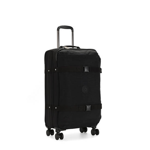 Kipling Spontaneous Medium Rolling Suitcases Black | USA-34VLNK