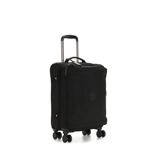 Kipling Spontaneous Small Rolling Suitcases Black | USA-15EQRN