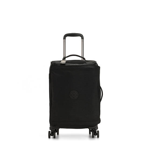 Kipling Spontaneous Small Rolling Suitcases Black | USA-15EQRN