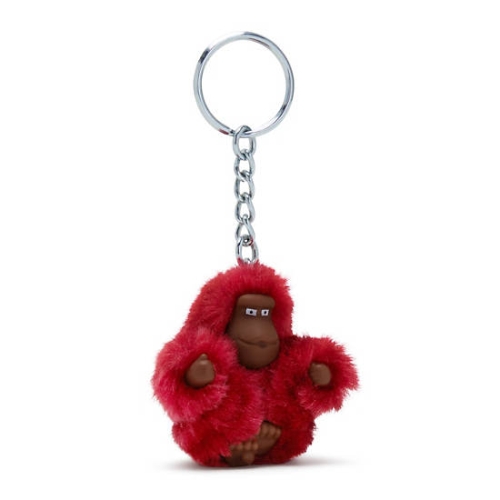 Kipling Sven Extra Small Monkey Keychains Red Pink | USA-39DZVH