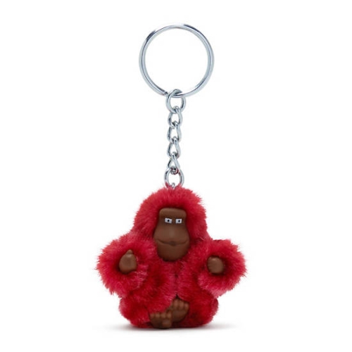 Kipling Sven Extra Small Monkey Keychains Red Pink | USA-39DZVH