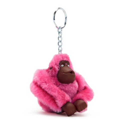 Kipling Sven Monkey Keychains Pink Purple | USA-41SYTV