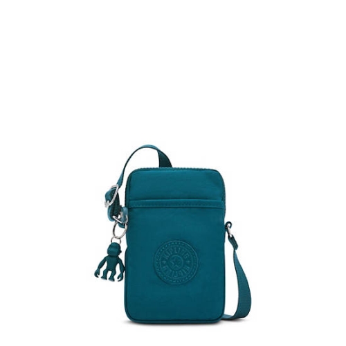 Kipling Tally Phone Bags Turquoise | USA-15NPKS