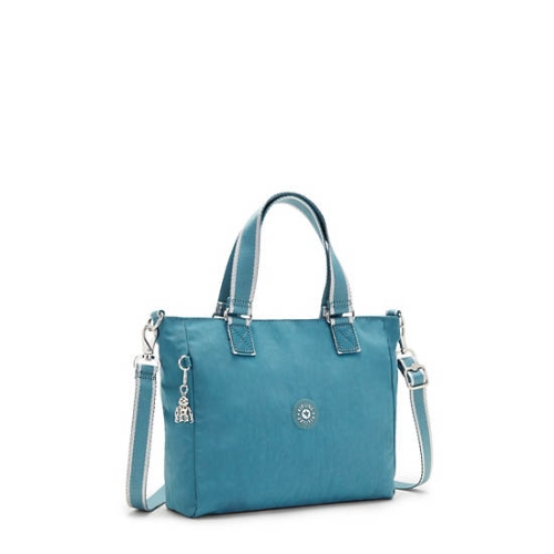 Kipling Venla Tote Bags Turquoise | USA-58TPRE