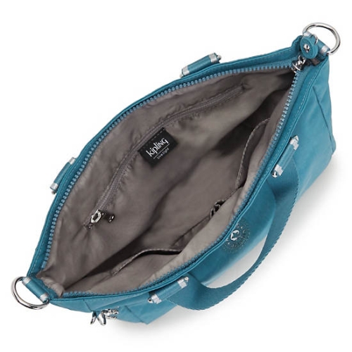 Kipling Venla Tote Bags Turquoise | USA-58TPRE