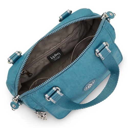 Kipling Zeva Handbags Turquoise | USA-76MSKG