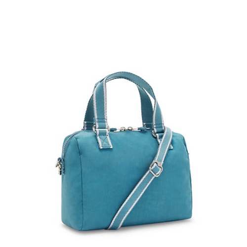 Kipling Zeva Handbags Turquoise | USA-76MSKG